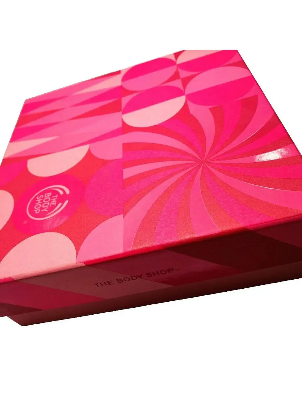 British Rose The Body Shop Gift Set Box Brand NEW Pink Body Wash Loofah Cream